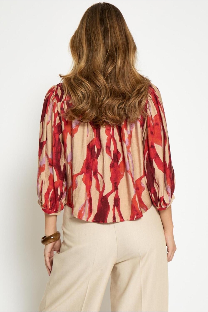 RIKKI SHIRT MI6666 4071P GRENADINE PRINT